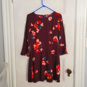 Floral Bell Sleeve Old Navy Dress